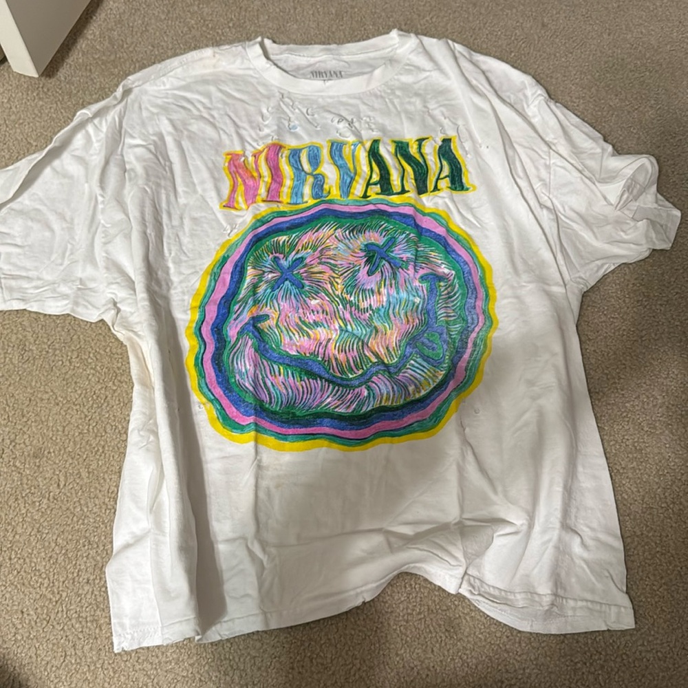 Urban Outfitters oversized Nirvana top